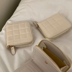 Cream Mini Wallet
